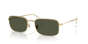 Rayban RB3746-001/31 แว่นกันแดดทรงสี่เหลี่ยมผืนผ้าสีอะริสต้าทอง สำหรับทุกเพศ