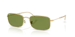 แว่นกันแดด Rayban RB3746-001/4E Arista Green Rayban RB3746 001/4E แว่นกันแดดสีอะริสต้าทองเลนส์เขียว ทั้งชายและหญิง