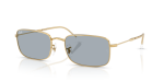 แว่นกันแดด Rayban RB3746-001/R5 Arista Blue Rayban RB3746-001/R5 แว่นกันแดดทรงสี่เหลี่ยมผืนผ้าสีArista สำหรับทุกเพศ