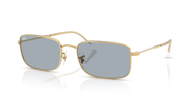 แว่นกันแดด Rayban RB3746-001/R5 Arista Blue Rayban RB3746-001/R5 แว่นกันแดดทรงสี่เหลี่ยมผืนผ้าสีArista สำหรับทุกเพศ