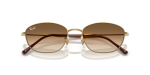 แว่นกันแดด Rayban RB3749-001/51 Arista Clear Gradient Brown Rayban RB3749-001/51 close-up ด้านหน้า