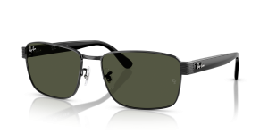 Rayban RB3750 002/31 แว่นกันแดดสีดำเลนส์เขียว G-15 ทั้งชายและหญิง
