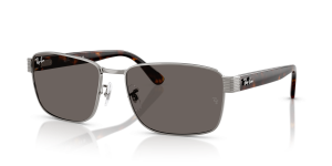 Rayban RB3750 004/B1 แว่นกันแดดสีกันเมทัลเลนส์เทาเข้ม ทุกเพศ