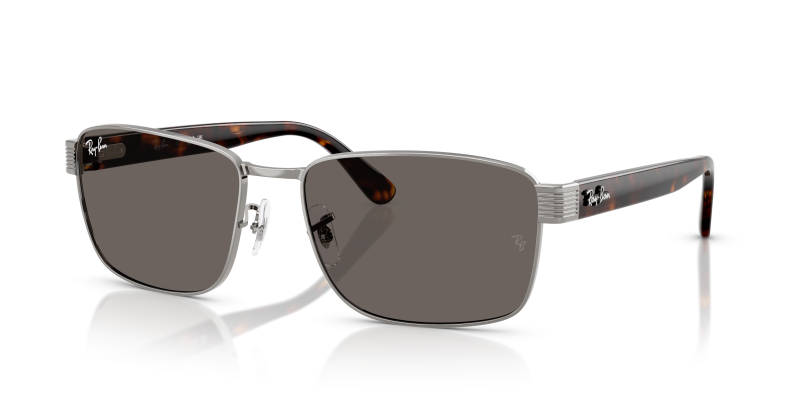 แว่นกันแดด Rayban RB3750-004/B1 Gunmetal Dark Grey Rayban RB3750 004/B1 แว่นกันแดดสีกันเมทัลเลนส์เทาเข้ม ทุกเพศ