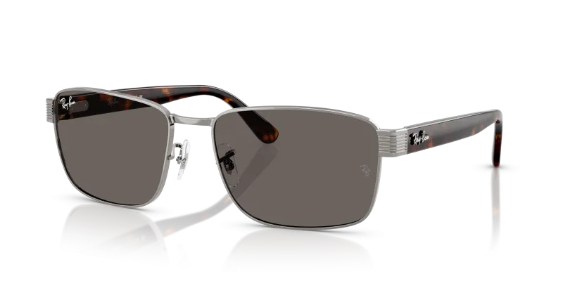แว่นกันแดด Rayban RB3750-004/B1 Gunmetal Dark Grey Rayban RB3750 004/B1 แว่นกันแดดสีกันเมทัลเลนส์เทาเข้ม ทุกเพศ