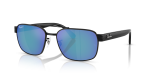 Rayban RB3751CH 002/4L แว่นกันแดดสีดำเลนส์ปรอทฟ้าเทา สำหรับทุกเพศ