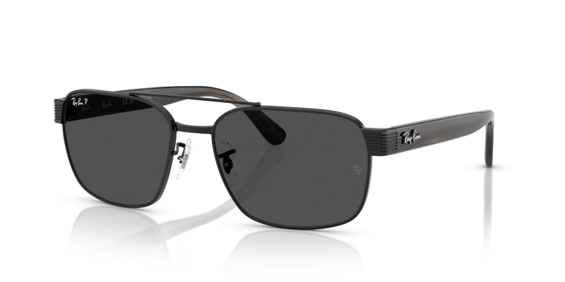 Rayban RB3751CH-002/K8 แว่นกันแดดทรงสี่เหลี่ยมจัตุรัสสีBlack สำหรับทุกเพศ