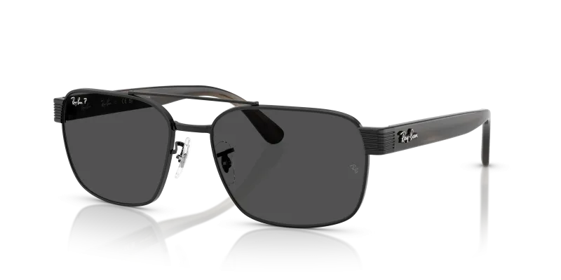 Rayban RB3751CH-002/K8 แว่นกันแดดทรงสี่เหลี่ยมจัตุรัสสีBlack สำหรับทุกเพศ