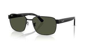 Rayban RB3751 002/31 แว่นกันแดดสีดำเลนส์เขียว G-15 สะพานจมูกแคบ ทั้งชายและหญิง