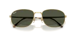 แว่นกันแดด Rayban RB3754-001/31 Arista Green Rayban RB3754 001/31 close-up ด้านหน้า