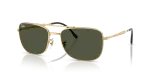 Rayban RB3755 001/31 แว่นกันแดดสีทองอะริสต้าเลนส์เขียว สำหรับทุกเพศ