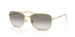 แว่นกันแดด Rayban RB3755-001/32 Arista Clear Gradient Grey Rayban RB3755-001/32 แว่นกันแดดสีมองอะริสต้าทอง เลนส์ไล่ระดับสีเทาเป็นใส ทรงสี่เหลี่ยม ทุกเพศ