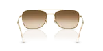 แว่นกันแดด Rayban RB3755-001/51 Arista Clear Gradient Brown Rayban RB3755 001/51 ขาแว่นด้านใน