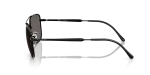 แว่นกันแดด Rayban RB3755-002/B1 Black Dark Grey แว่นกันแดด Rayban RB3755 002/B1 มุมข้าง กรอบโลหะออลเมทัลไซซ์ XXL