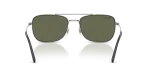 แว่นกันแดด Rayban RB3755-004/58 Gunmetal Green Polarized Rayban RB3755 004/58 ขาแว่นด้านใน