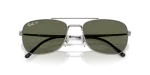 แว่นกันแดด Rayban RB3755-004/58 Gunmetal Green Polarized Rayban RB3755 004/58 close-up ด้านหน้า