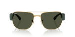 แว่นกันแดด Rayban RB3756-001/31 Gold Green Rayban RB3756-001/31 ด้านหน้า