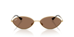 แว่นกันแดด Rayban Kai RB3757-001/73 Gold Dark Brown Rayban Kai RB3757-001/73 ด้านหน้า
