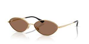 Rayban Kai RB3757-001/73 แว่นกันแดดทรงวงรีสีGold สำหรับทุกเพศ