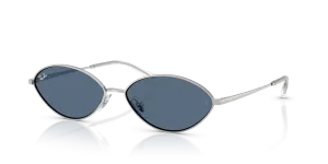 Rayban Kai RB3757-003/80 003/80 แว่นกันแดดเงินทรงวงรี ทั้งสองเพศ