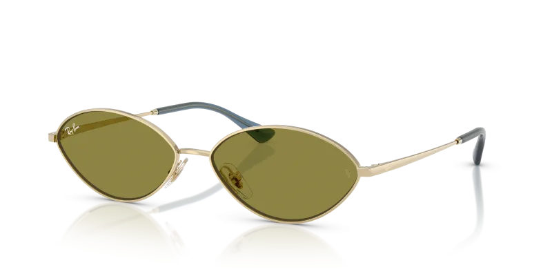 Rayban Kai RB3757 9213/2 แว่นกันแดดทองอ่อน-เขียว สำหรับทุกเพศ