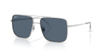 แว่นกันแดด Rayban Ari RB3758-003/2V Silver Blue Polarized Rayban RB3758 003/2V แว่นกันแดดสีเงินเลนส์น้ำเงินโพลาไรซ์ ทุกเพศ