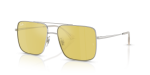 Rayban RB3758 003/6D แว่นกันแดดสีเงิน ทรง Ari เลนส์มิเรอร์เหลืองทอง ยูนิเซ็กซ์