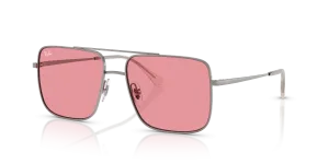 Rayban Ari RB3758-004/84 แว่นกันแดดกันเมทัลเลนส์ชมพู สำหรับทุกเพศ