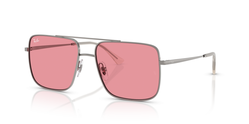Rayban Ari RB3758-004/84 แว่นกันแดดกันเมทัลเลนส์ชมพู สำหรับทุกเพศ