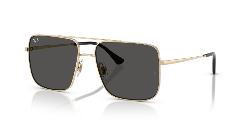 Rayban RB3758 921387 แว่นกันแดดทองอ่อน-เทาเข้ม สำหรับทุกเพศ
