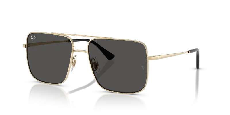 Rayban RB3758 921387 แว่นกันแดดทองอ่อน-เทาเข้ม สำหรับทุกเพศ