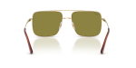 แว่นกันแดด Rayban Ari RB3758-9213/2 Pale Gold Green Rayban RB3758 9213/2 ขาแว่นด้านใน