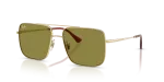 Rayban RB3758 9213/2 แว่นกันแดดสีทองอ่อนเลนส์เขียว สำหรับทุกเพศ