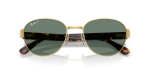 แว่นกันแดด Rayban RB3766CH-001/O9 Arista Polar Grey Rayban RB3766CH 001/O9 close-up ด้านหน้า