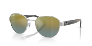 Rayban RB3766CH 003/J0 แว่นกันแดดสีเงินเลนส์ปรอทไล่สีทอง สำหรับทุกเพศ