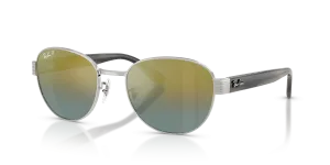 Rayban RB3766CH 003/J0 แว่นกันแดดสีเงินเลนส์ปรอทไล่สีทอง สำหรับทุกเพศ