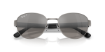 แว่นกันแดด Rayban RB3766CH-004/5J Gunmetal Mirror Silver Rayban RB3766CH-004/5J close-up ด้านหน้า