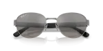 แว่นกันแดด Rayban RB3766CH-004/5J Gunmetal Mirror Silver Rayban RB3766CH-004/5J close-up ด้านหน้า