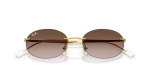 แว่นกันแดด Rayban RB3767-001/13 Arista Gradient Brown Rayban RB3767 001/13 close-up ด้านหน้า