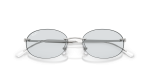 แว่นกันแดด Rayban RB3767-003/MF Silver Sapphire Rayban RB3767-003/MF close-up ด้านหน้า