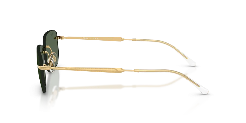 แว่นกันแดด Rayban RB3768 001/71 มุมข้าง ทรงไม่มีขอบ (Rimless)