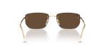 แว่นกันแดด Rayban RB3768-001/73 Arista Dark Brown Rayban RB3768 001/73 ขาแว่นด้านใน
