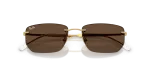 Rayban RB3768 001/73 close-up ด้านหน้า