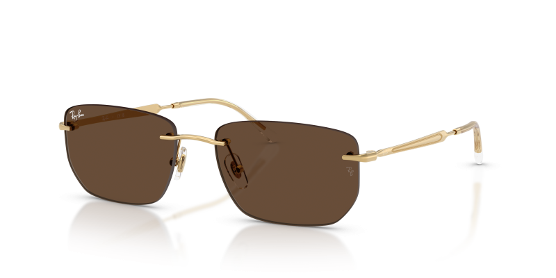 แว่นกันแดด Rayban RB3768-001/73 Arista Dark Brown Rayban RB3768 001/73 แว่นกันแดดทรงไม่มีขอบสีอะริสต้า-น้ำตาลเข้ม ทั้งสองเพศ