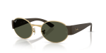 แว่นกันแดด Rayban RB3770-001/31 Gold Green Rayban RB3770 001/31 แว่นกันแดดสีทอง-เขียว สำหรับทุกเพศ