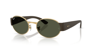 Rayban RB3770 001/31 แว่นกันแดดสีทอง-เขียว สำหรับทุกเพศ