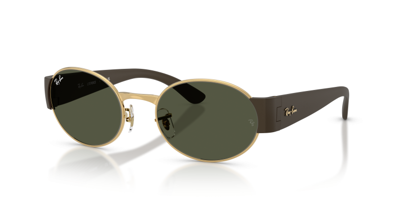 แว่นกันแดด Rayban RB3770-001/31 Gold Green Rayban RB3770 001/31 แว่นกันแดดสีทอง-เขียว สำหรับทุกเพศ