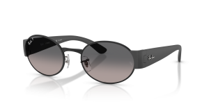 Rayban RB3770 002/M3 แว่นกันแดดสีดำ-เทาไล่ระดับโพลาไรซ์ สำหรับทุกเพศ