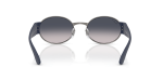 แว่นกันแดด Rayban RB3770-004/78 Gunmetal Blue Gradient Polarized Rayban RB3770 004/78 ขาแว่นด้านใน