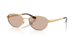 แว่นกันแดด Rayban RB3774D-001/3 Arista Light Brown Rayban RB3774D 001/3 แว่นกันแดดกรอบโลหะสีอะริสต้าทองเลนส์น้ำตาลอ่อน สำหรับทุกเพศ